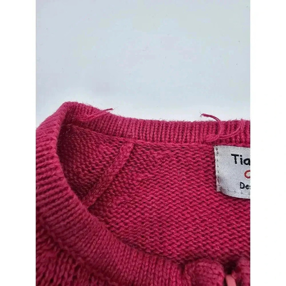 Tiara International Christmas Collection Women's XL Pink Snowman Zip Up Sweater - Picture 5 of 12